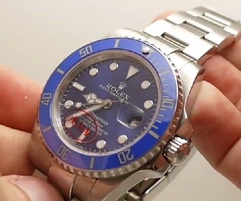 Rolex Submariner Knockoff Watches: SS Blue Ceramic Mens Watch
